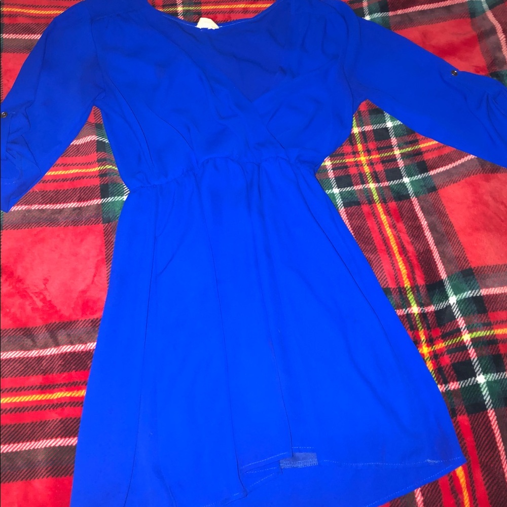Blue dress